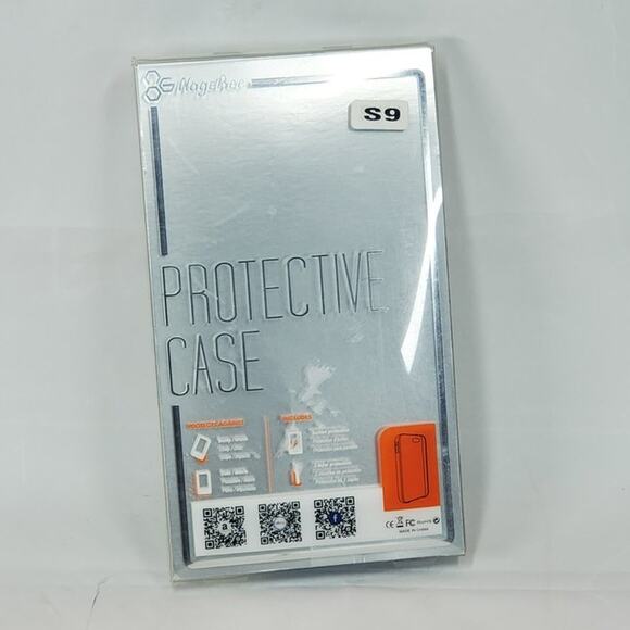 Nagbee Liquid Glitter Case with Tempered Glass for Samsung Galaxy S9 Purple Blue - Picture 4 of 4